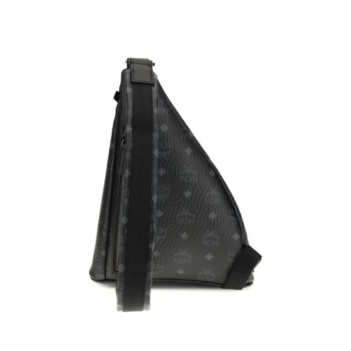 MCM Black Fabric Shoulder Bag