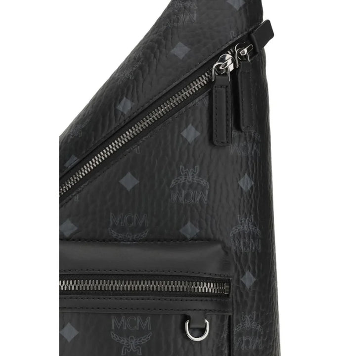 MCM Black Fabric Shoulder Bag