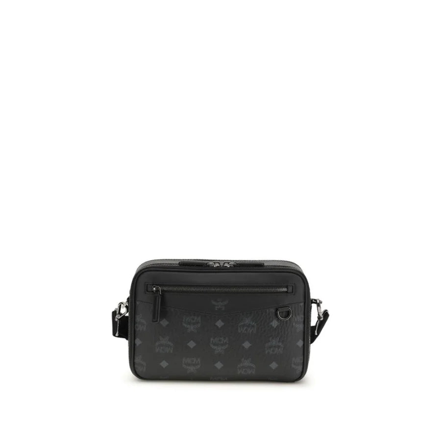 MCM Black Polyethylene Shoulder Bag