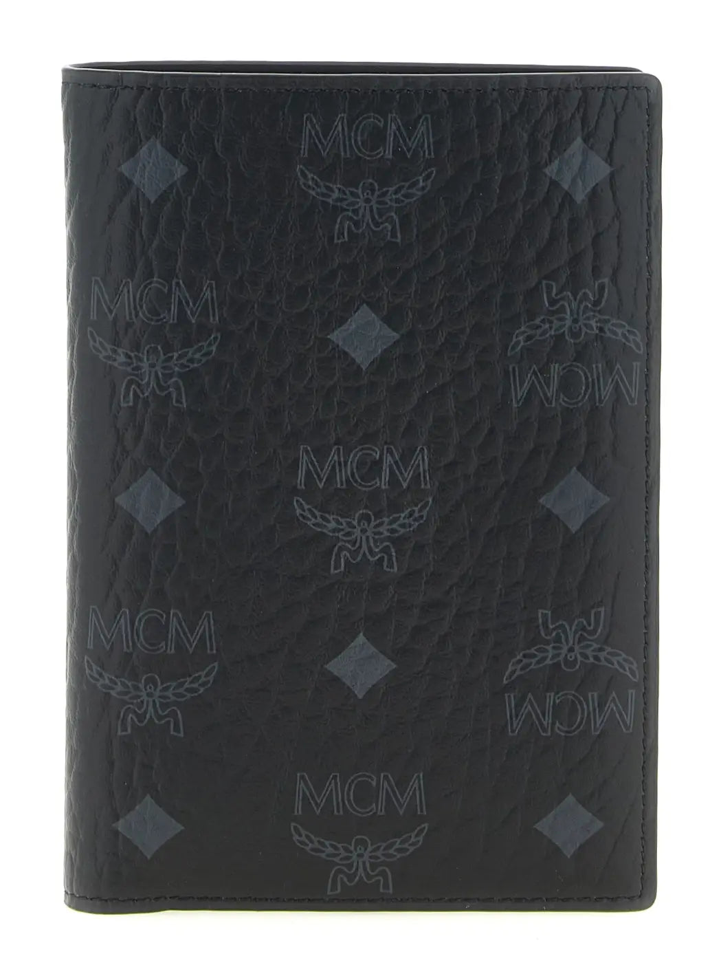 Mcm Black Polyethylene Wallet