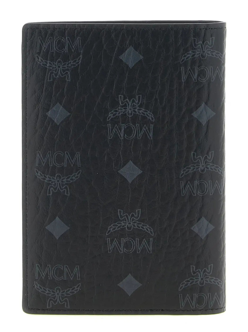 Mcm Black Polyethylene Wallet