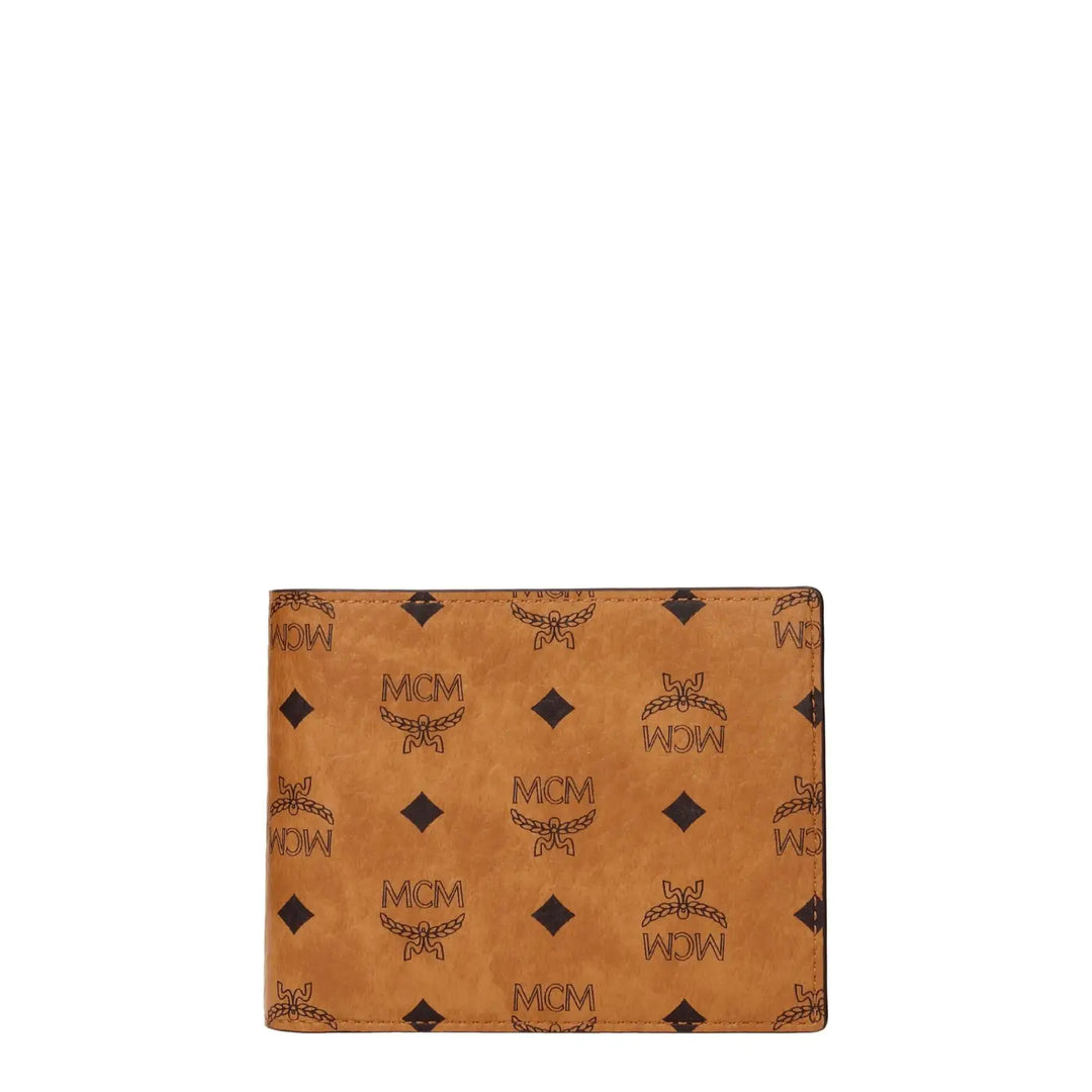 Mcm Brown Fabric Wallet