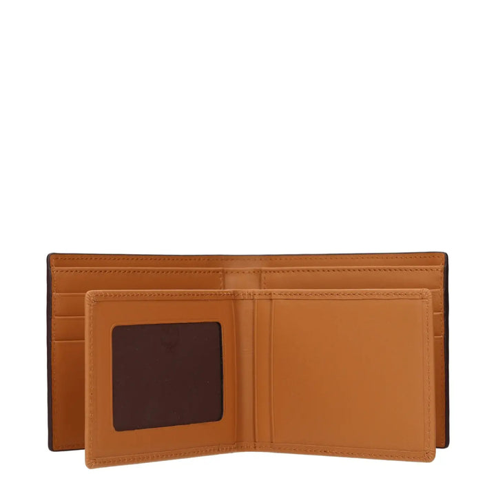 Mcm Brown Fabric Wallet