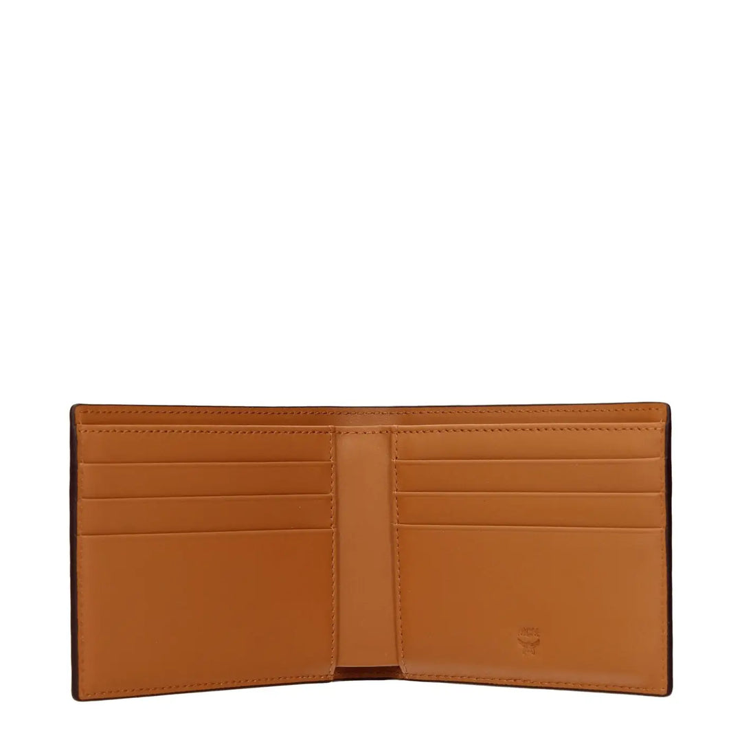 Mcm Brown Fabric Wallet