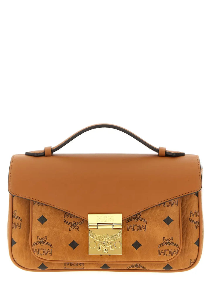 Mcm Brown Polyethylene Crossbody Bag