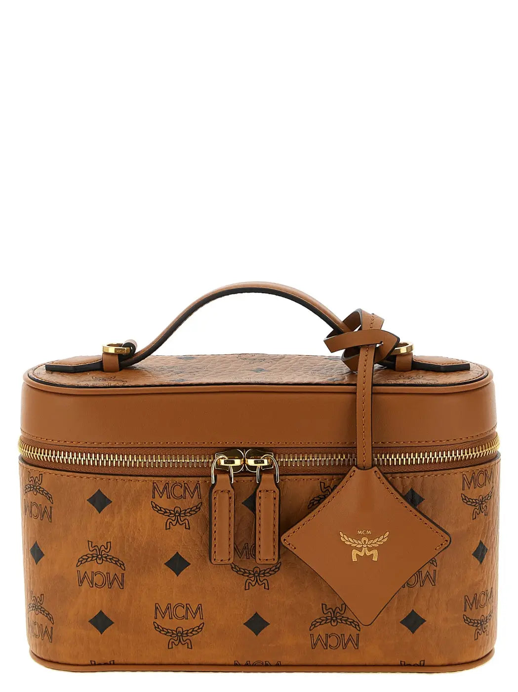 Mcm Brown Polyethylene Crossbody Bag