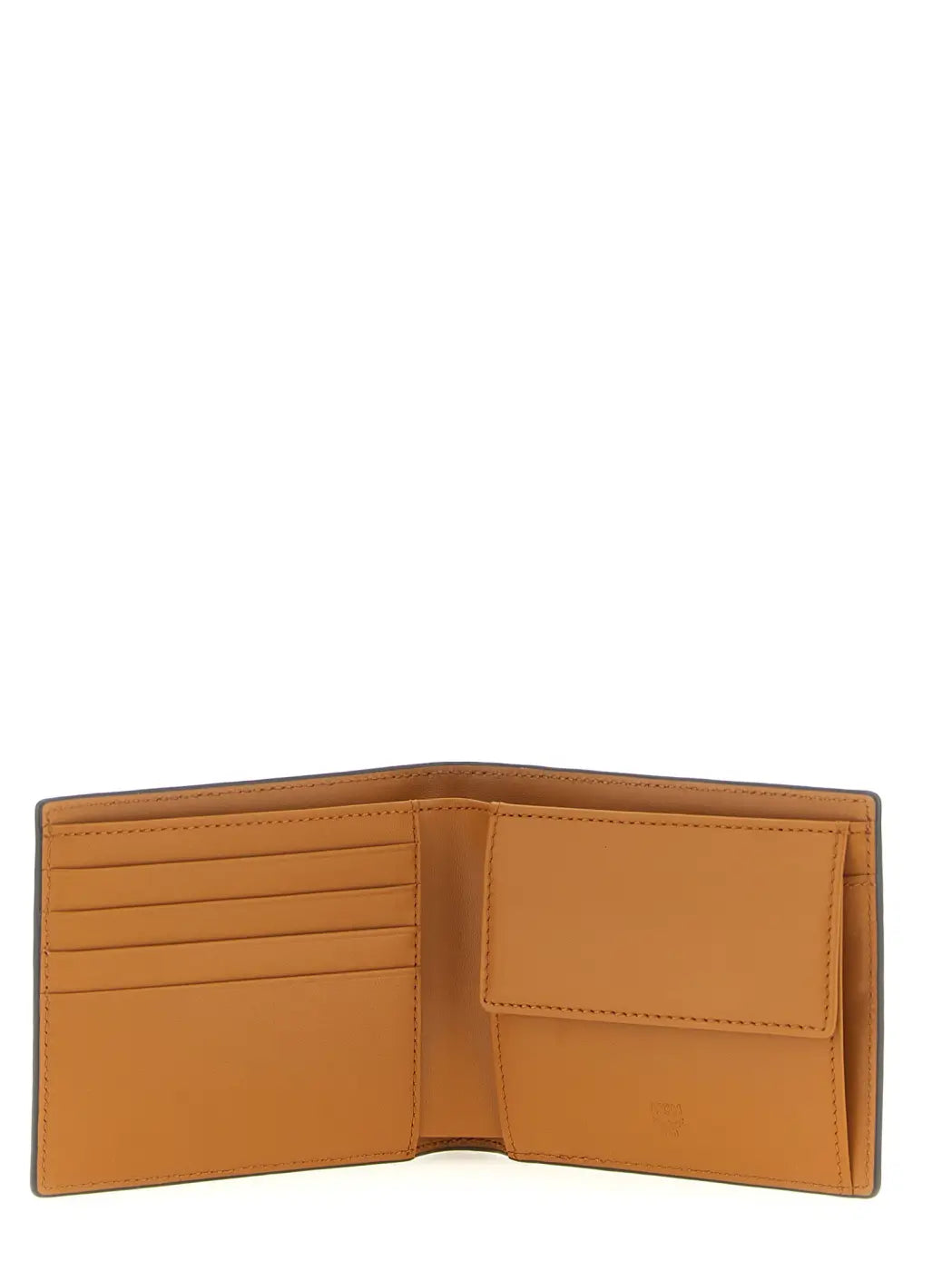 Mcm Brown Polyethylene Wallet