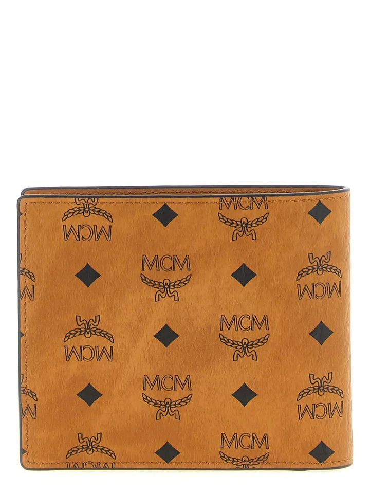 Mcm Brown Polyethylene Wallet