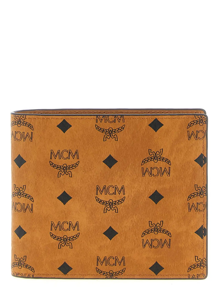 Mcm Brown Polyethylene Wallet