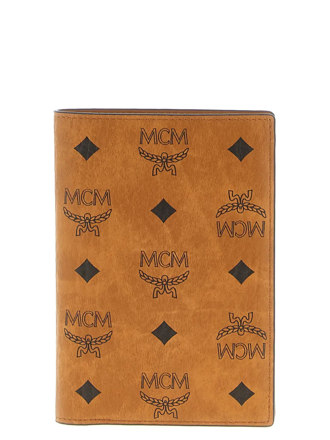 Mcm Brown Polyethylene Wallet