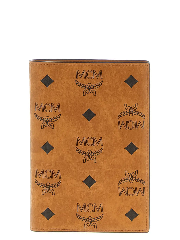 Mcm Brown Polyethylene Wallet