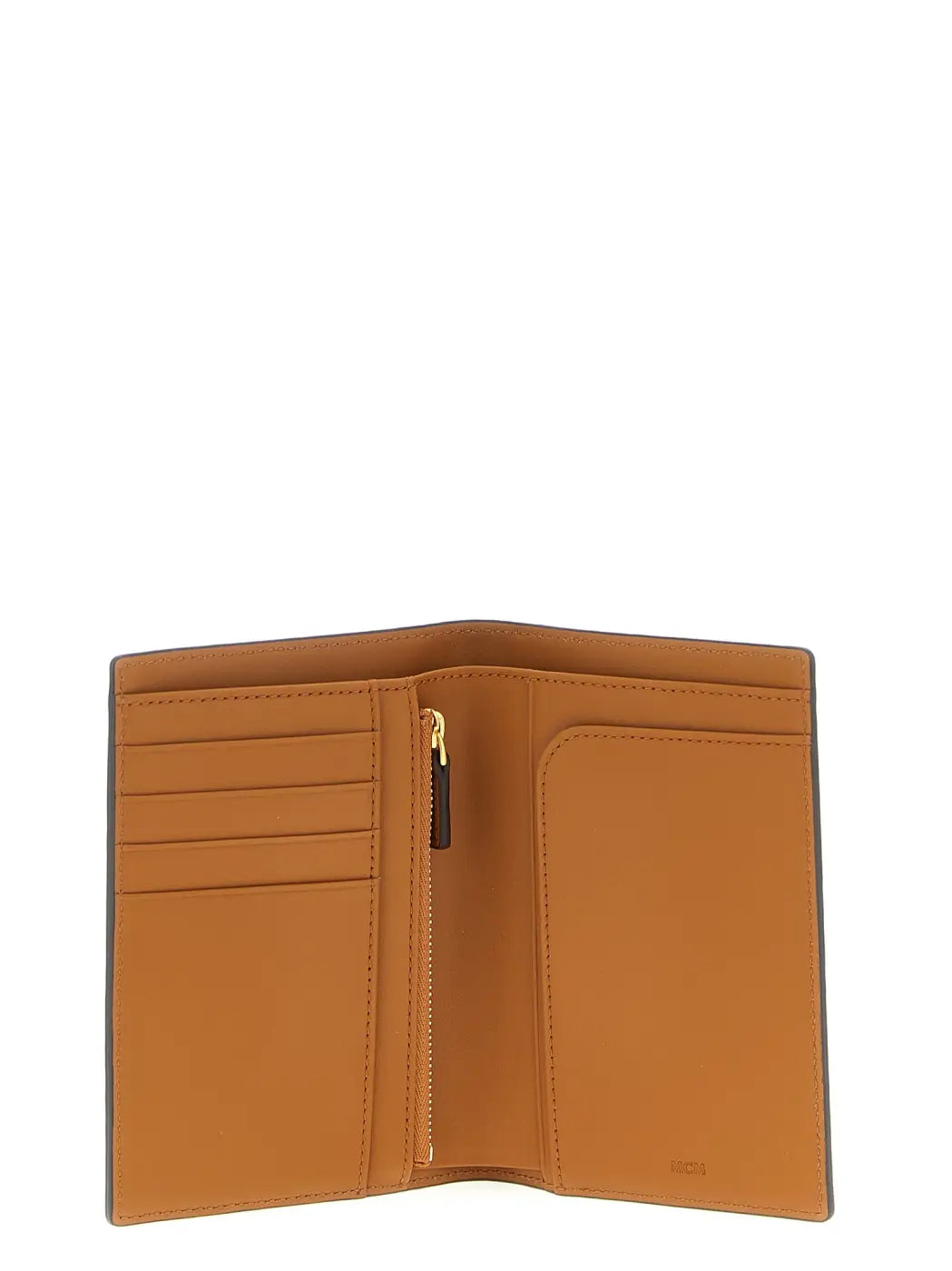 Mcm Brown Polyethylene Wallet