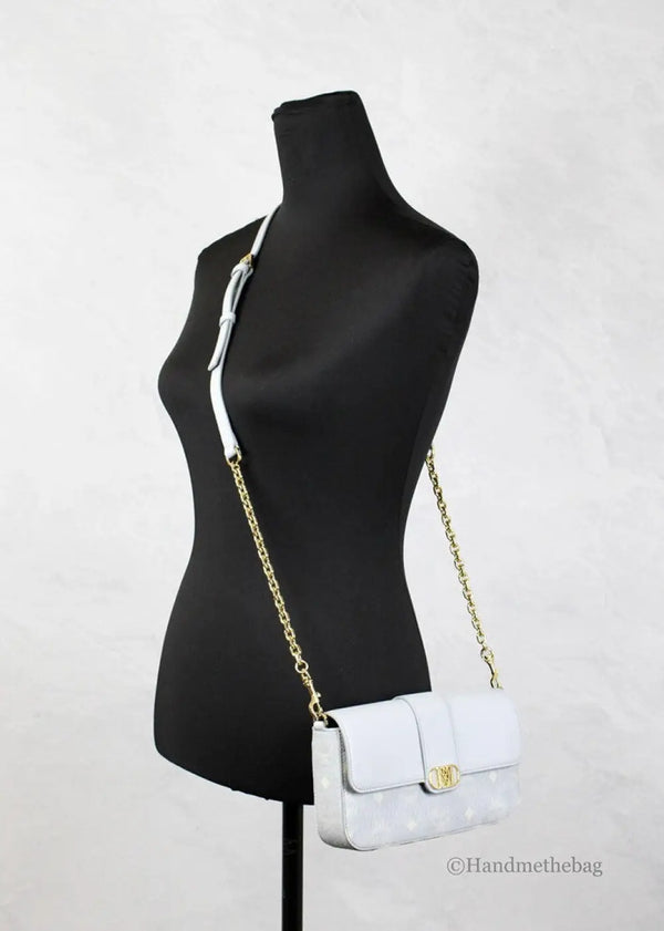 MCM - Small Mode Travia Pebbled Visetos Leather Shoulder Crossbody Clutch Bag