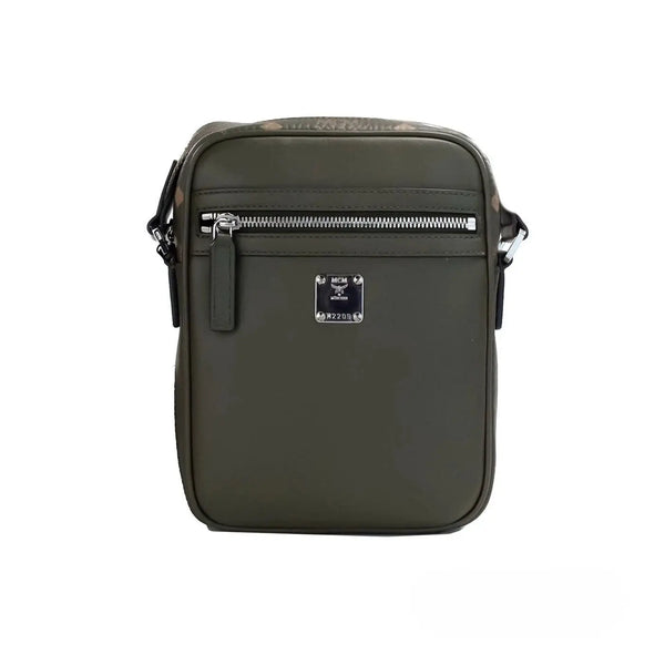 MCM - Visetos Leather Camera Crossbody Bag