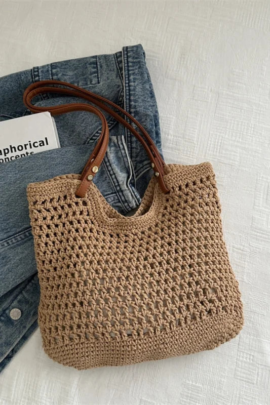 Trendsi Bags Shopping bags - Chic Medium Cotton Bag With Spacious Design