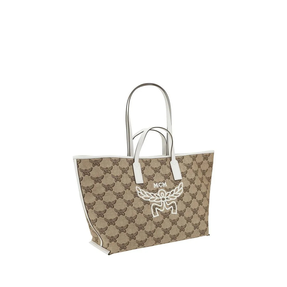 Medium Himmel Tote Bag with Versatile Flat Handles and Magnetic Closure MCM