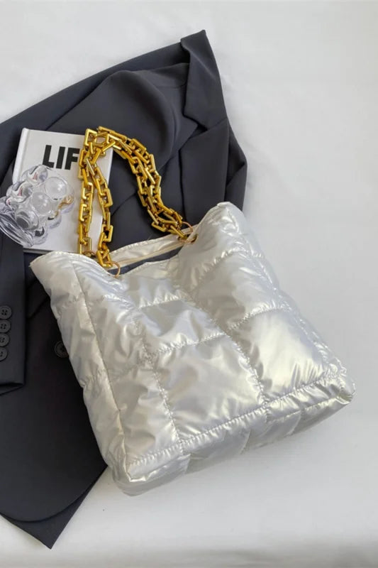 Chic Medium Polyester Shoulder Bag in Sleek Modern Style Bags bags Trendsi