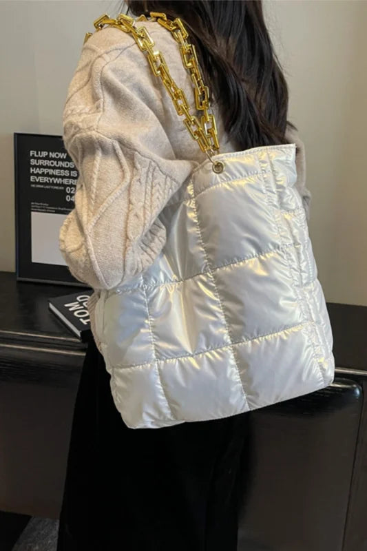 Chic Medium Polyester Shoulder Bag in Sleek Modern Style Bags bags Trendsi