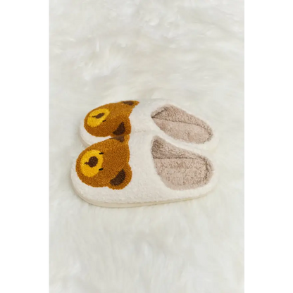 Cozy Up with Adorable Teddy Bear Print Slippers for Ultimate Comfort Shoes Sneakers Trendsi