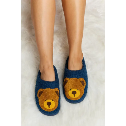 Cozy Up with Adorable Teddy Bear Print Slippers for Ultimate Comfort Shoes Sneakers Trendsi