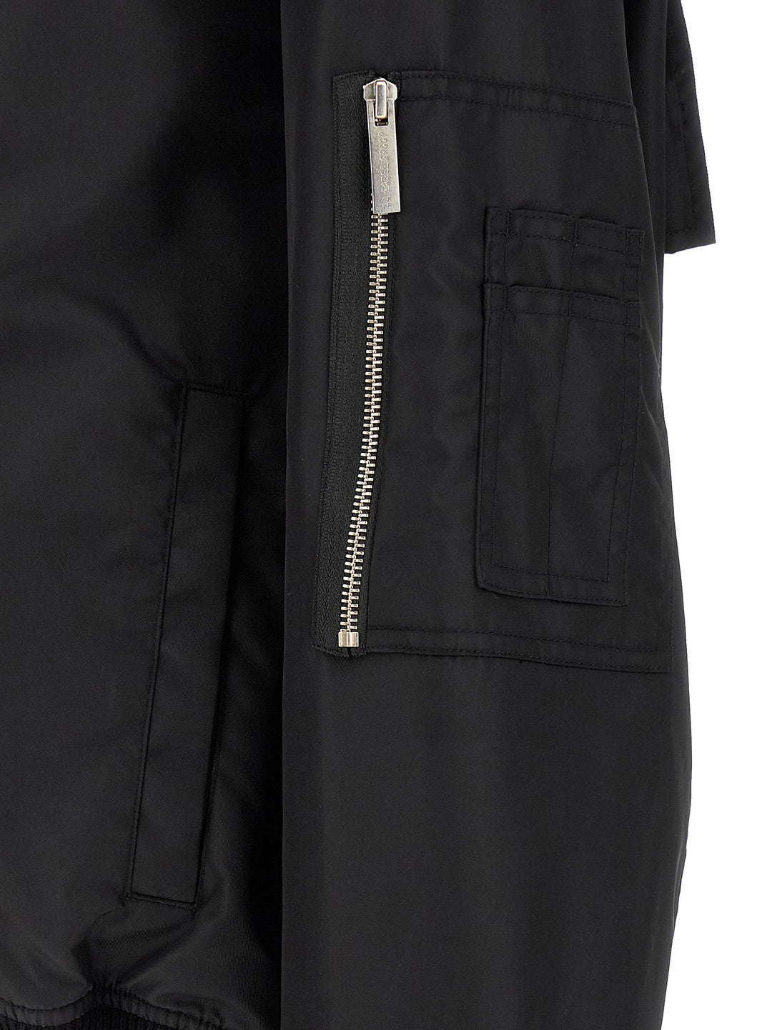 Men’s 44 Label Group Black Polyamide Bomber