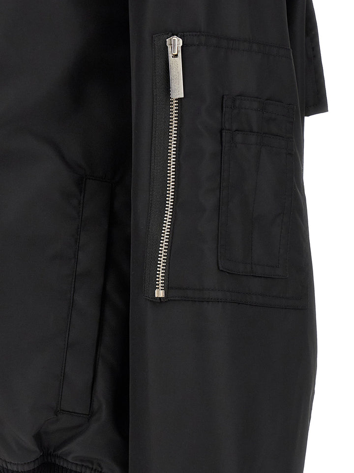 Men’s 44 Label Group Black Polyamide Bomber
