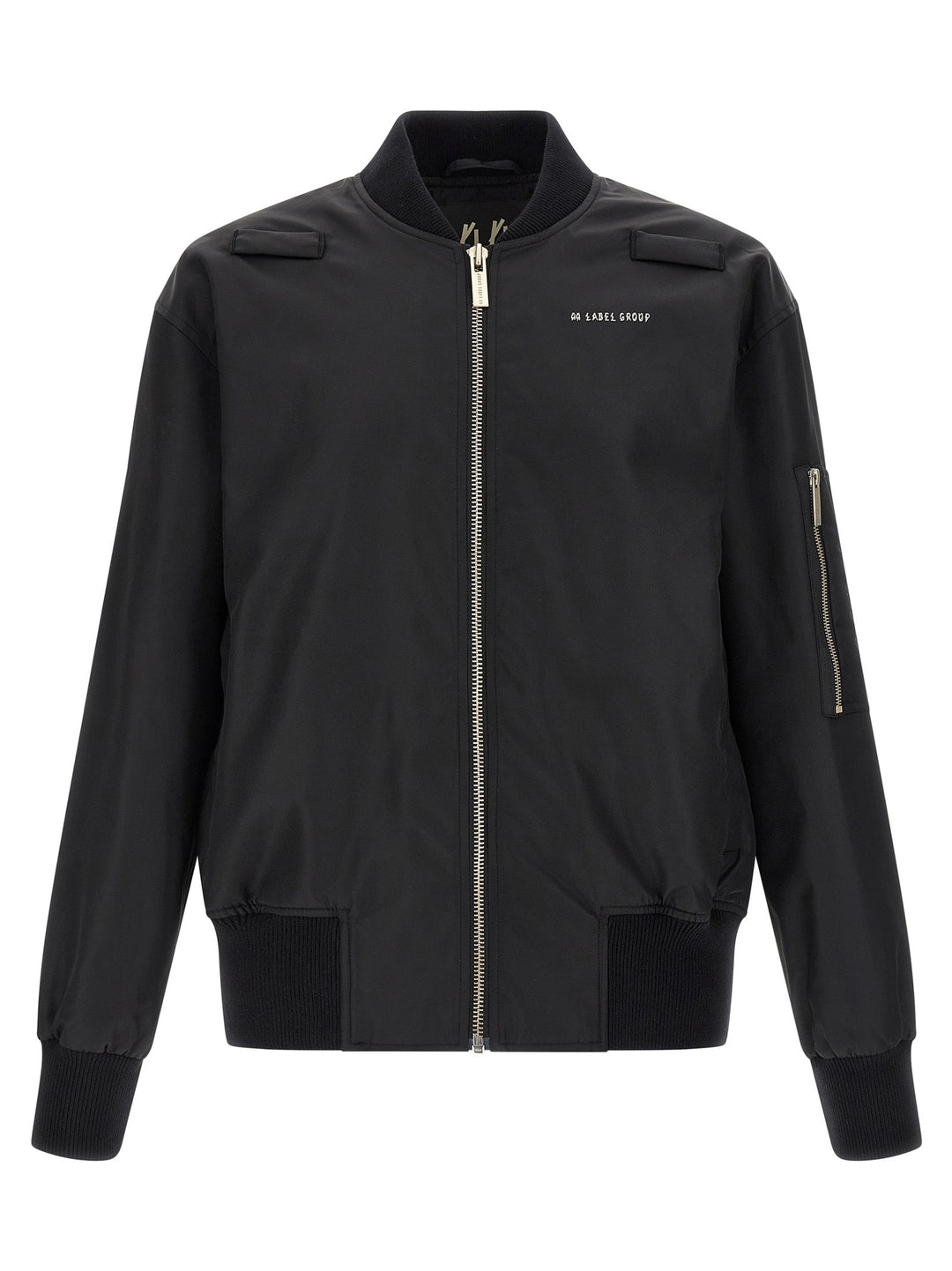 Men’s 44 Label Group Black Polyamide Bomber