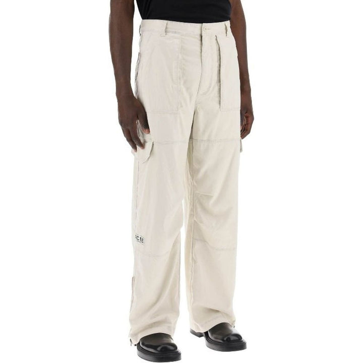 Men’s Acne Studios Beige Polyester Cargo Pants