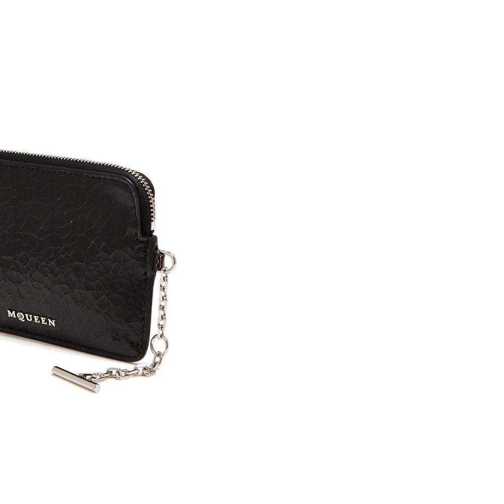 Men’s Alexander Mcqueen Black Calfskin Clutch Bag