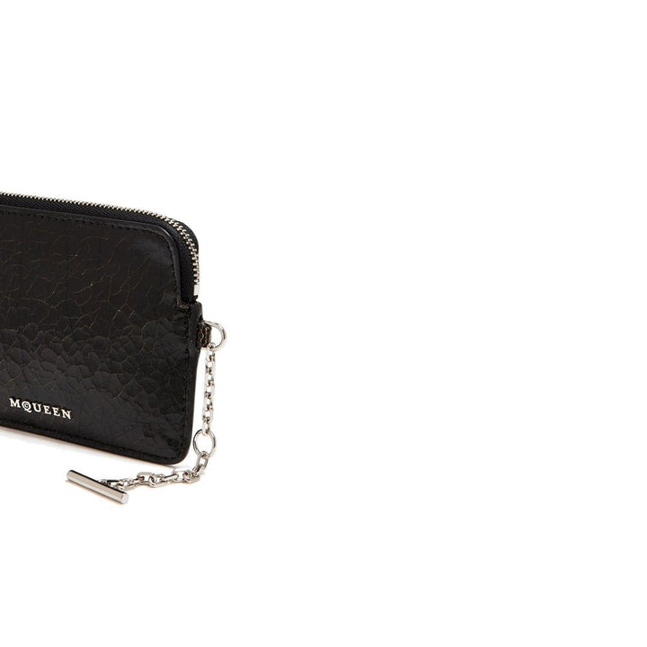 Men’s Alexander Mcqueen Black Calfskin Clutch Bag