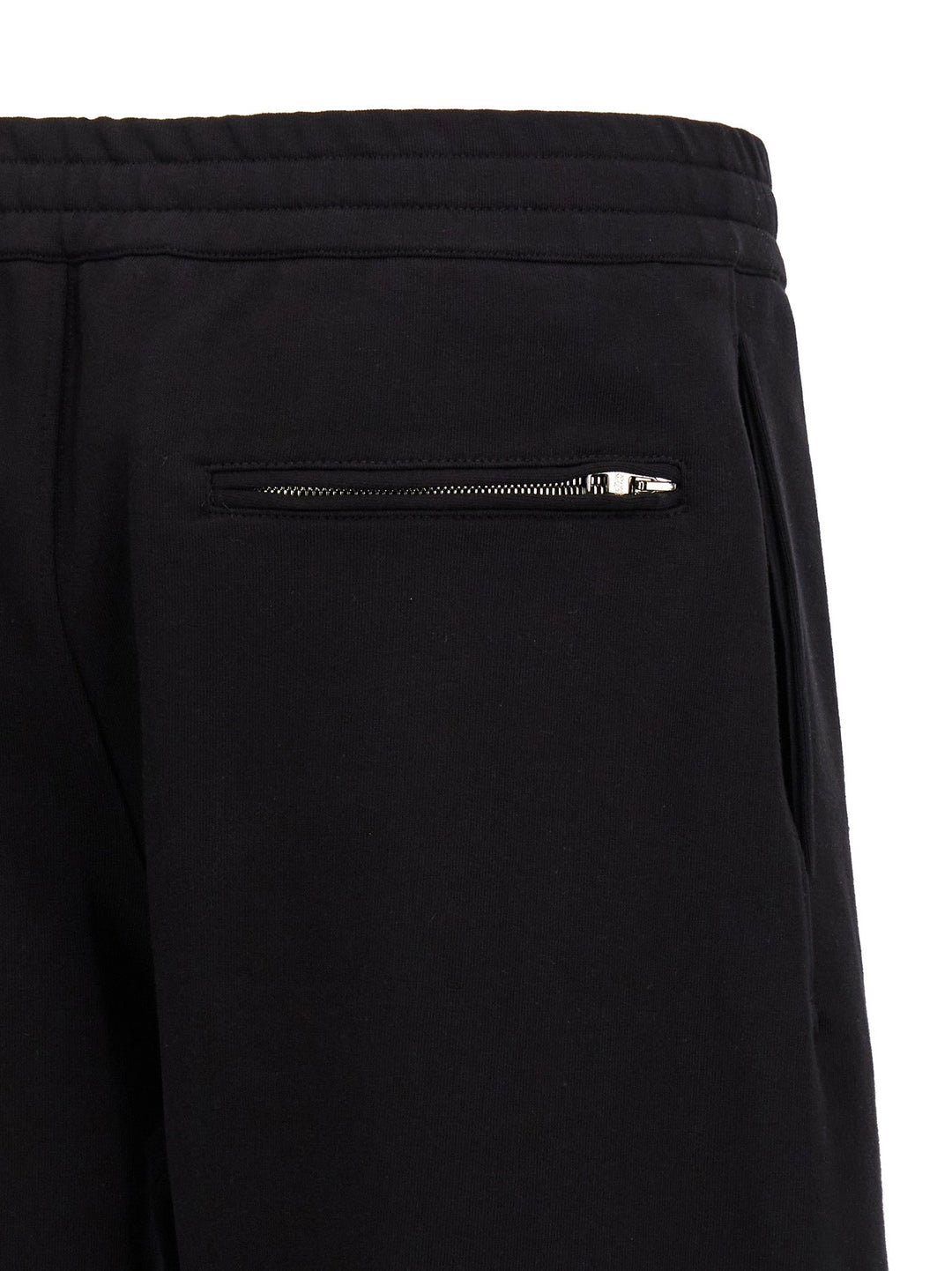 Alexander McQueen Black Cotton Bermuda Shorts