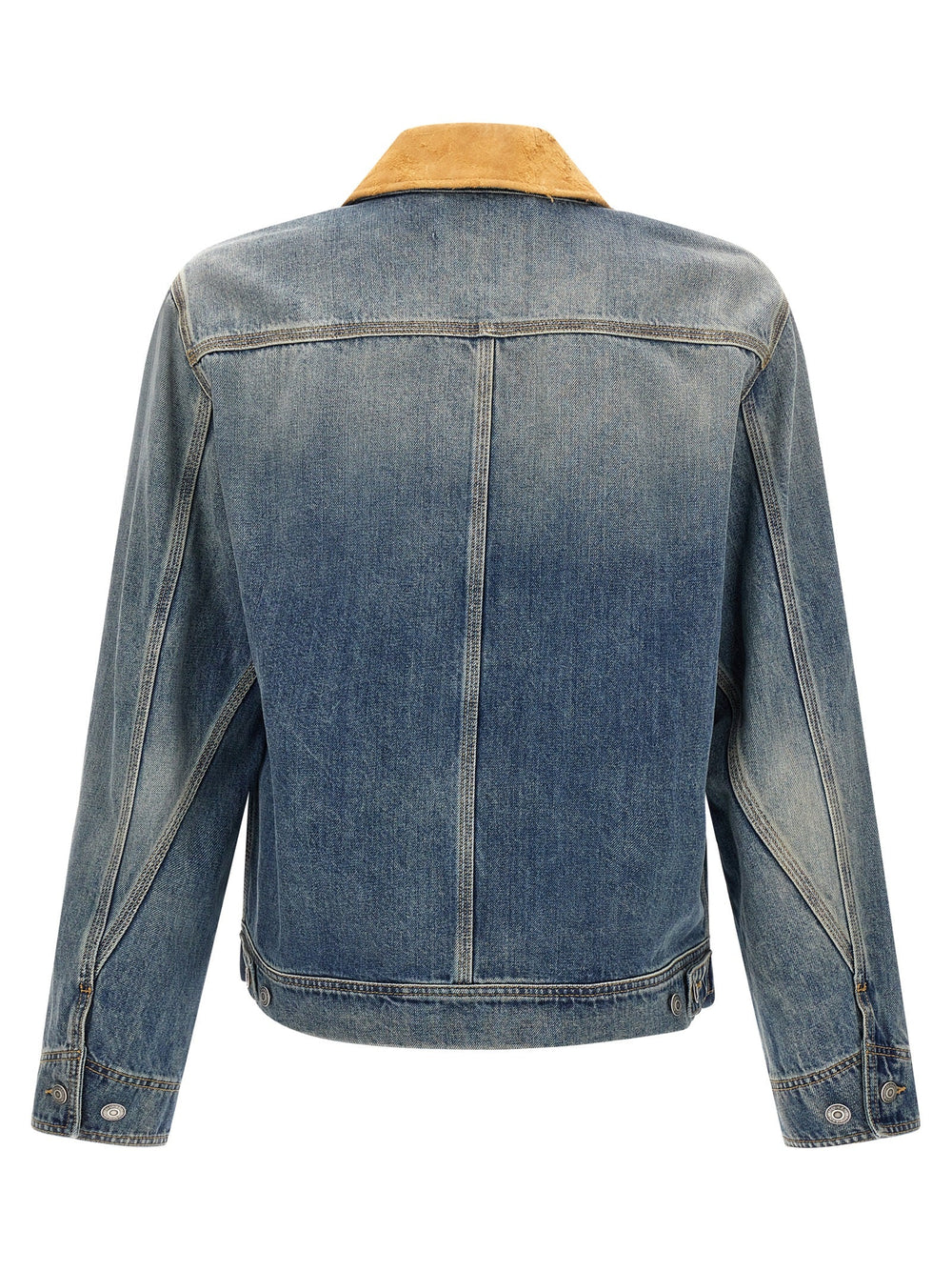 Men’s Alexander Mcqueen Blue Cotton Denim Jacket