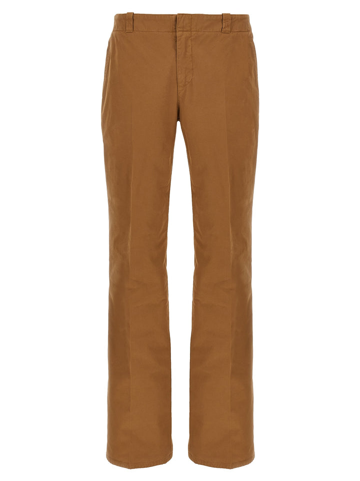 Men’s Alexander Mcqueen Brown Cotton Chino Pants