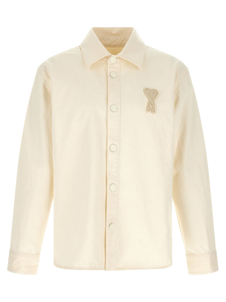 Ami Paris Beige Cotton Blouse