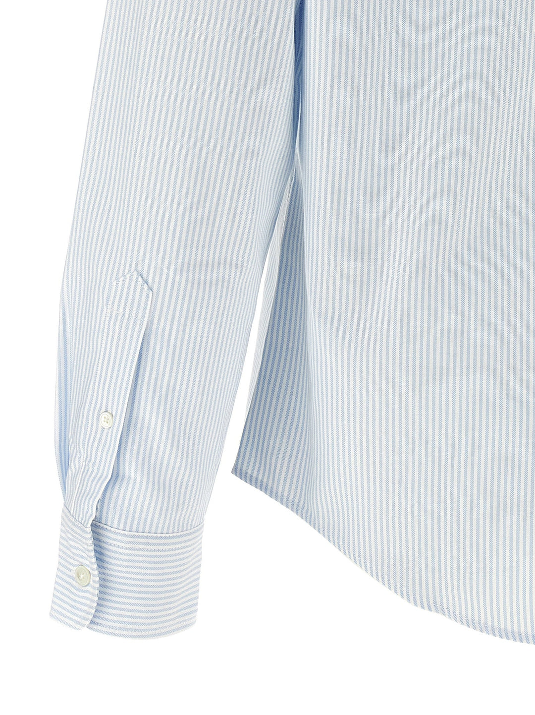 Ami Paris Blue Cotton Blouse