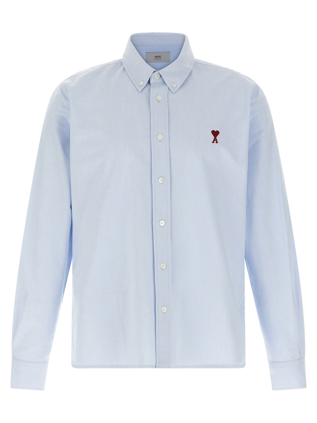 Ami Paris Blue Cotton Blouse