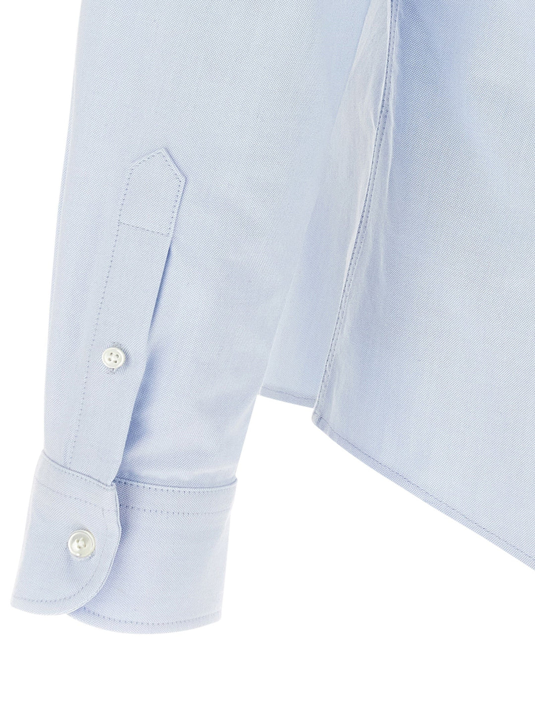 Ami Paris Blue Cotton Blouse