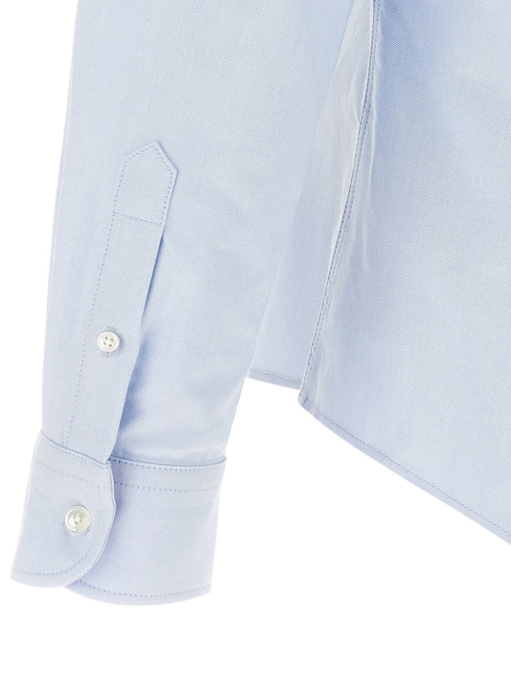 Ami Paris Blue Cotton Blouse