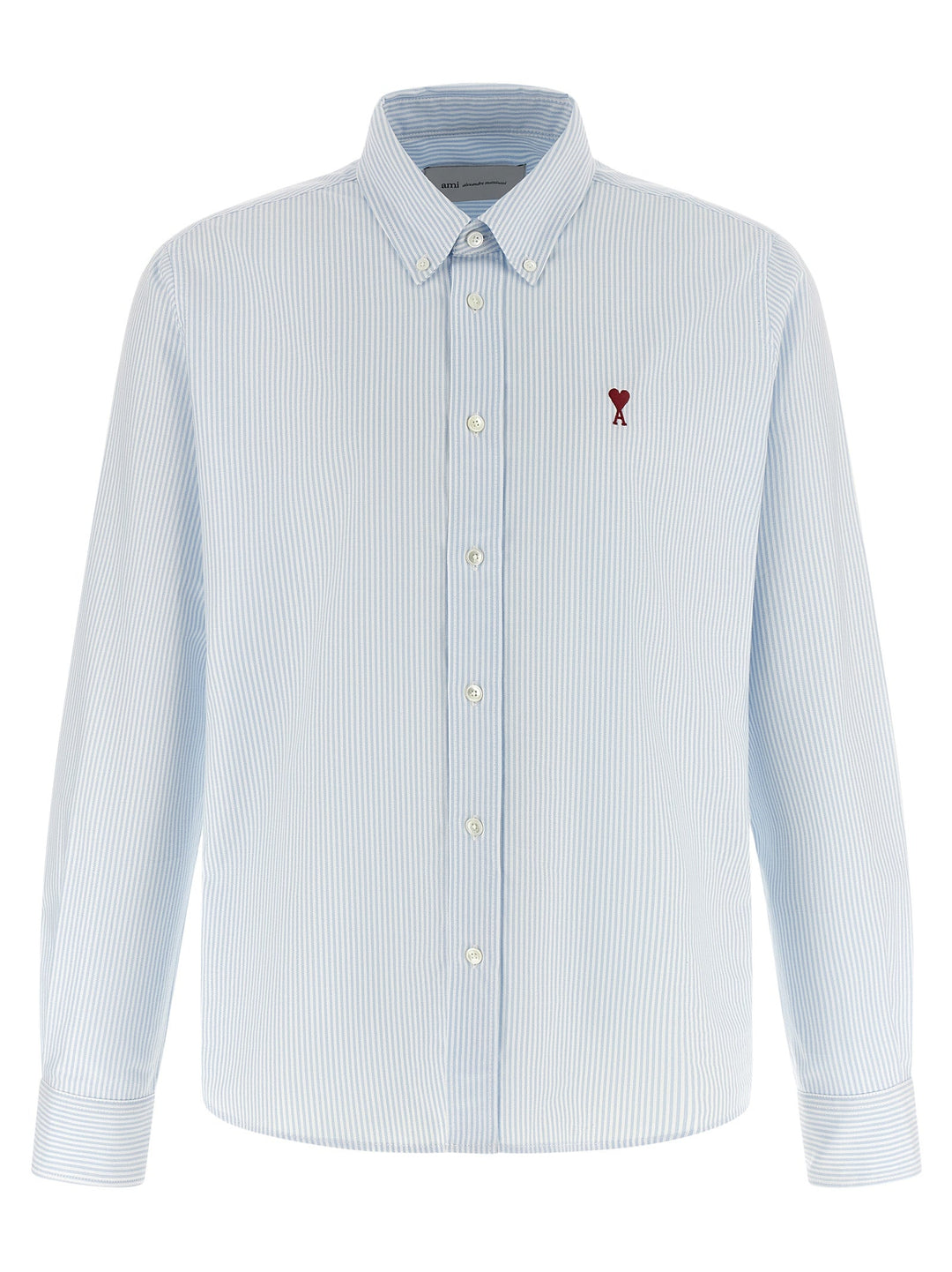 Ami Paris Blue Cotton Blouse