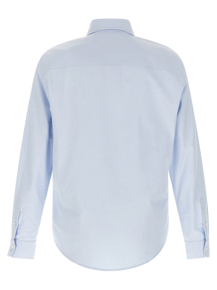 Ami Paris Blue Cotton Blouse