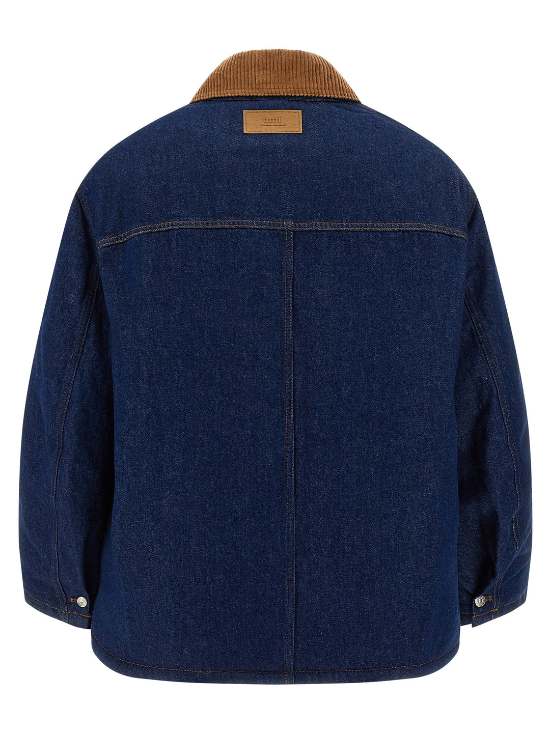 Men’s Ami Paris Blue Cotton Denim Jacket