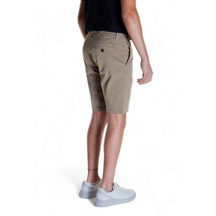 Men’s Antony Morato Beige Cotton Bermuda Shorts