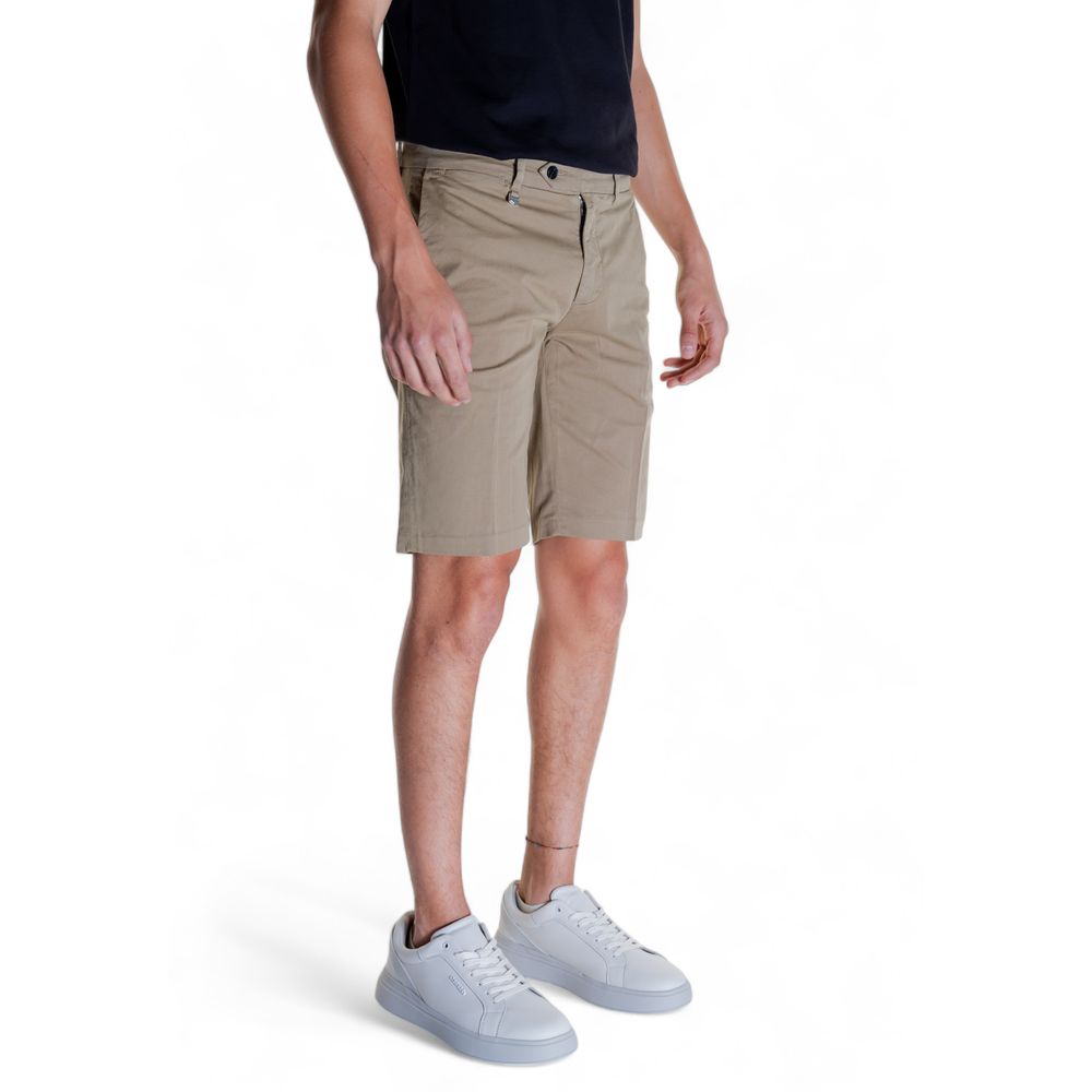 Men’s Antony Morato Beige Cotton Bermuda Shorts
