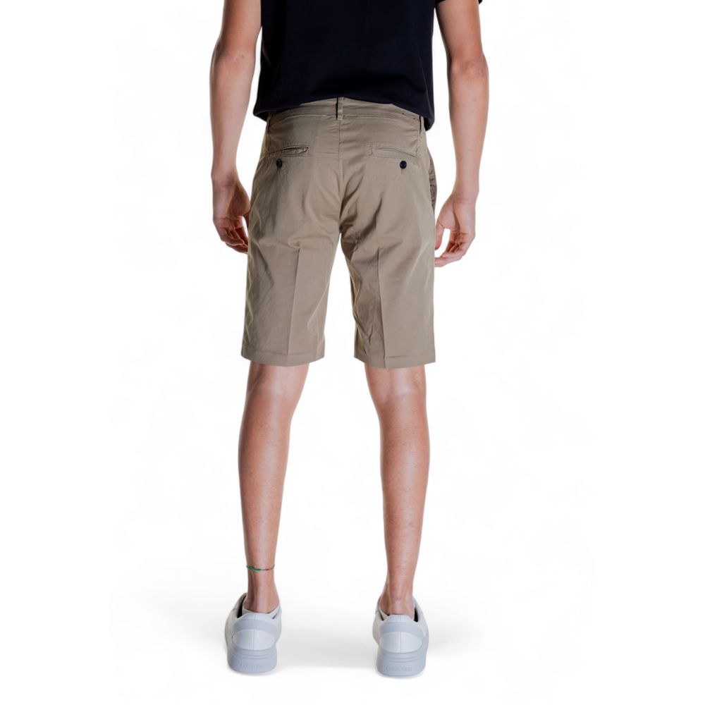 Men’s Antony Morato Beige Cotton Bermuda Shorts
