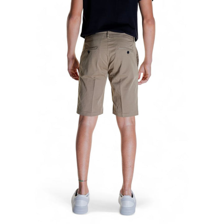 Men’s Antony Morato Beige Cotton Bermuda Shorts