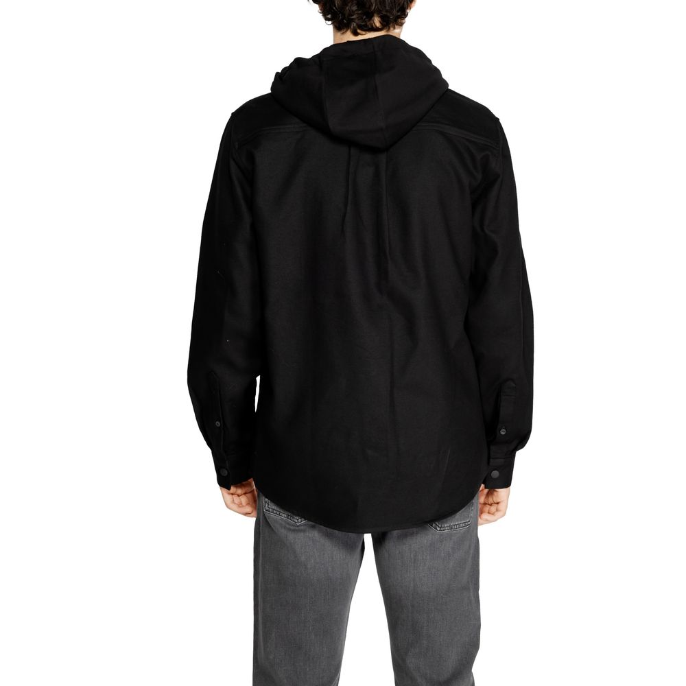 Men’s Antony Morato Black Cotton Shell Jacket