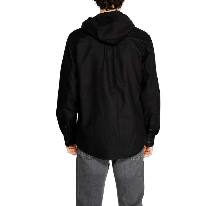 Men’s Antony Morato Black Cotton Shell Jacket