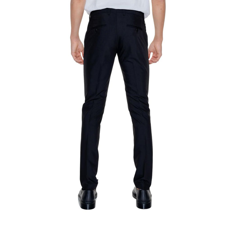 Men’s Antony Morato Black Polyester Dress Pants
