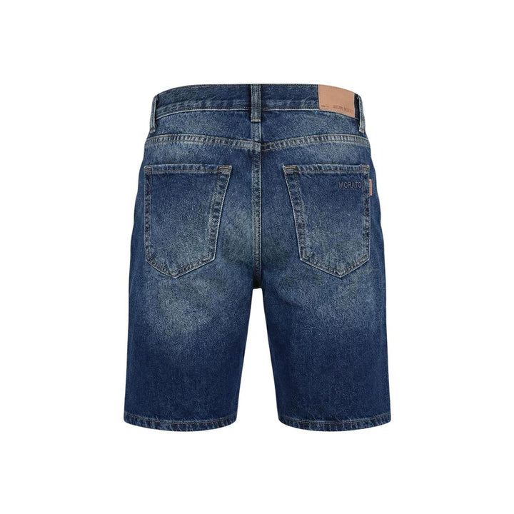 Men’s Antony Morato Blue Cotton Bermuda Shorts