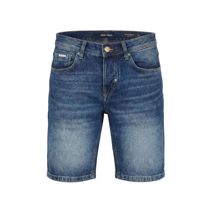 Men’s Antony Morato Blue Cotton Bermuda Shorts